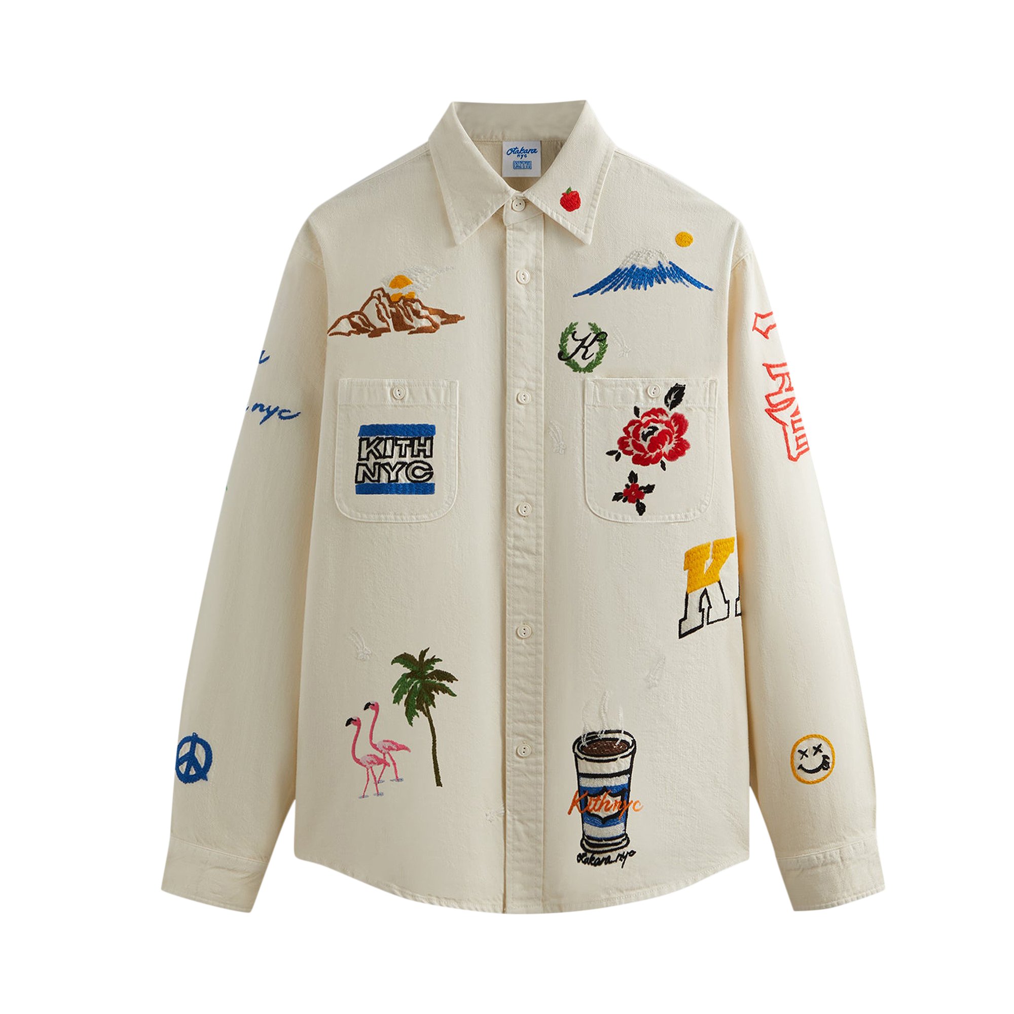 Buy Kith For Otakara NYC Denim Apollo Shirt 'Sandrift' - KHM031409 