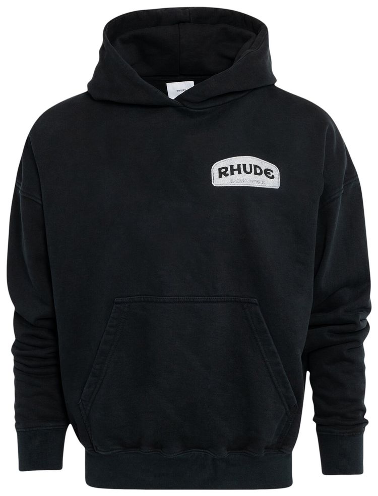 Rhude Supercross Hoodie Vintage Black