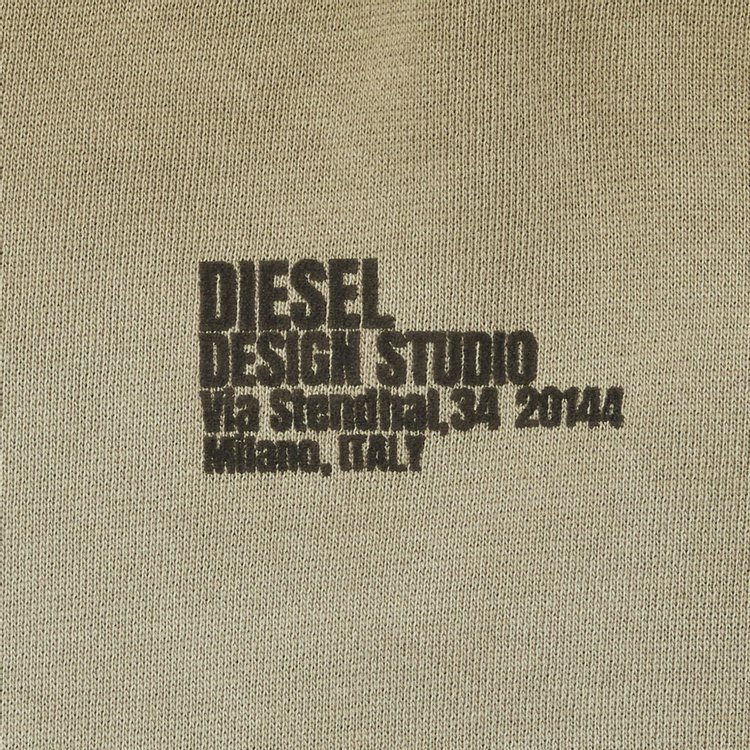 Diesel Design Studio Hoodie Faded Brown