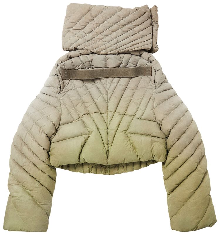 Moncler x Rick Owens Radiance Convertible Giubbotto Coat Pearl