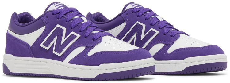 New Balance 480 Big Kid Prism Purple White