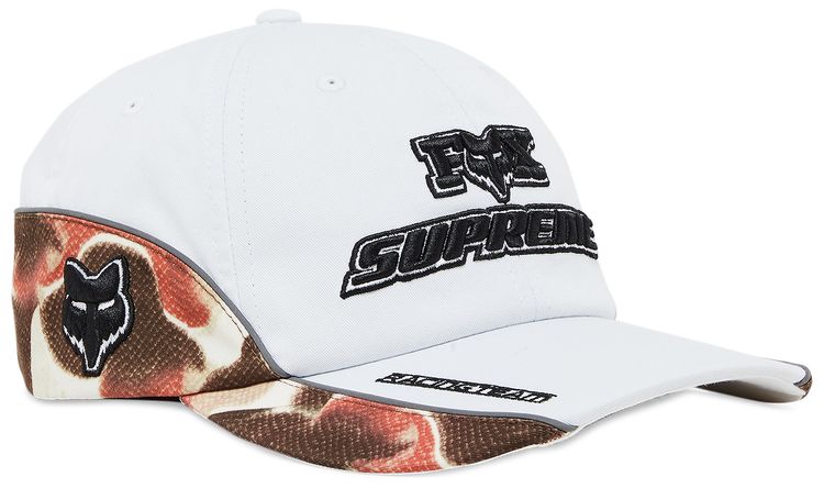 Supreme x Fox Racing 6 Panel White