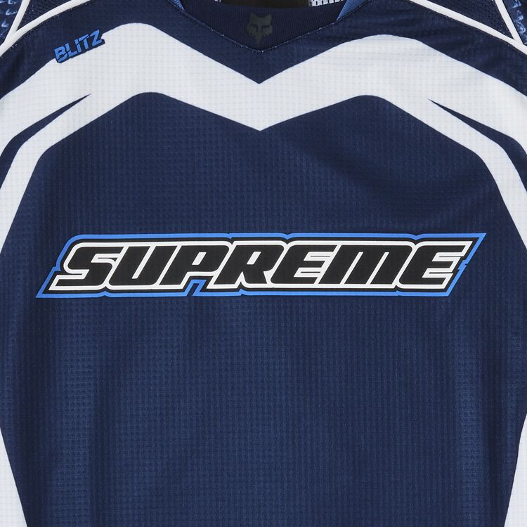 Supreme x Fox Racing Jersey Navy