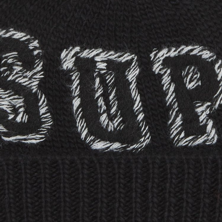 Supreme Twist Beanie Black