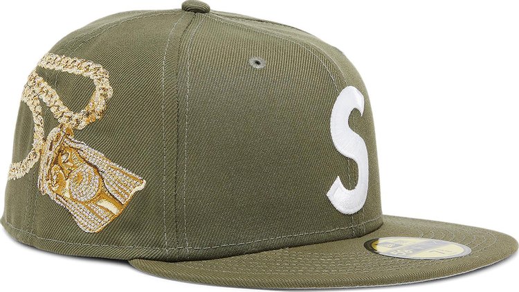 Supreme Jesus Piece S Logo New Era Olive