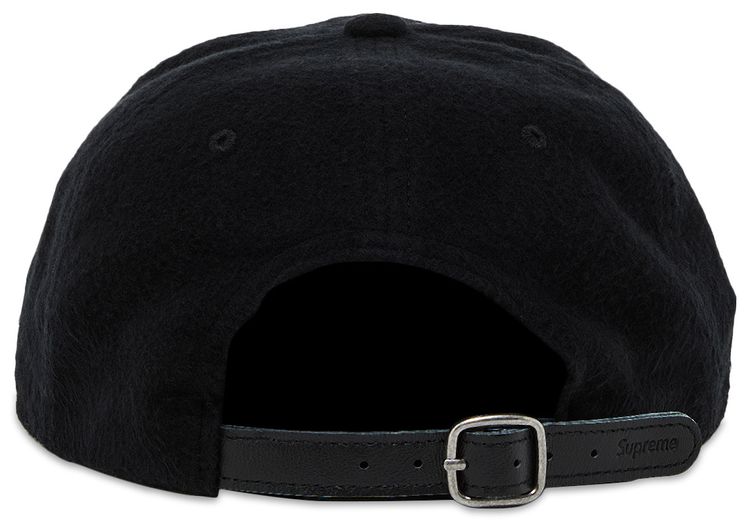 Supreme Washed Flannel 6 Panel Black