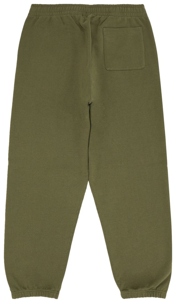Supreme Satin Applique Sweatpant Light Olive