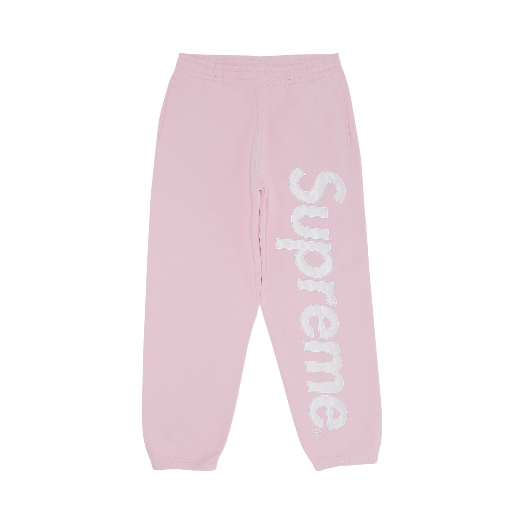 Buy Supreme Satin Appliqué Sweatpant 'Light Pink' - FW23P104 LIGHT 