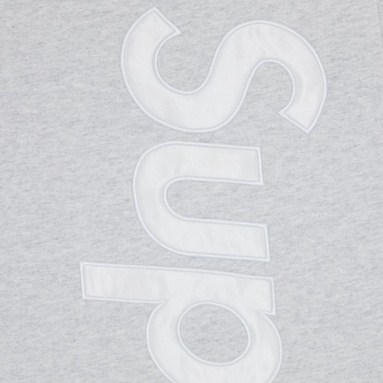 Supreme Satin Applique Sweatpant Ash Grey