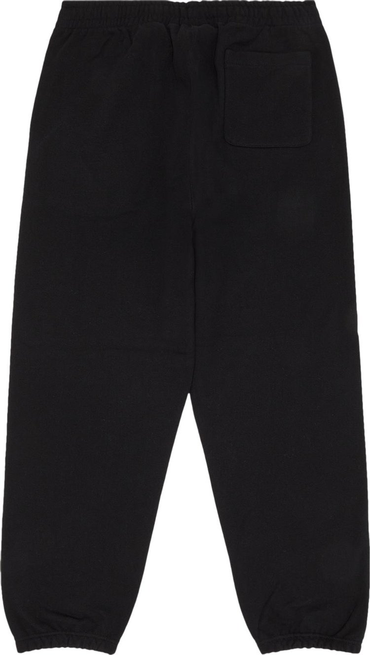 Supreme Satin Applique Sweatpant Black