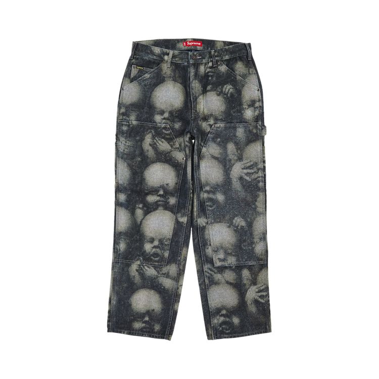Buy Supreme Giger Double Knee Jean 'Reverse Indigo' FW23P95