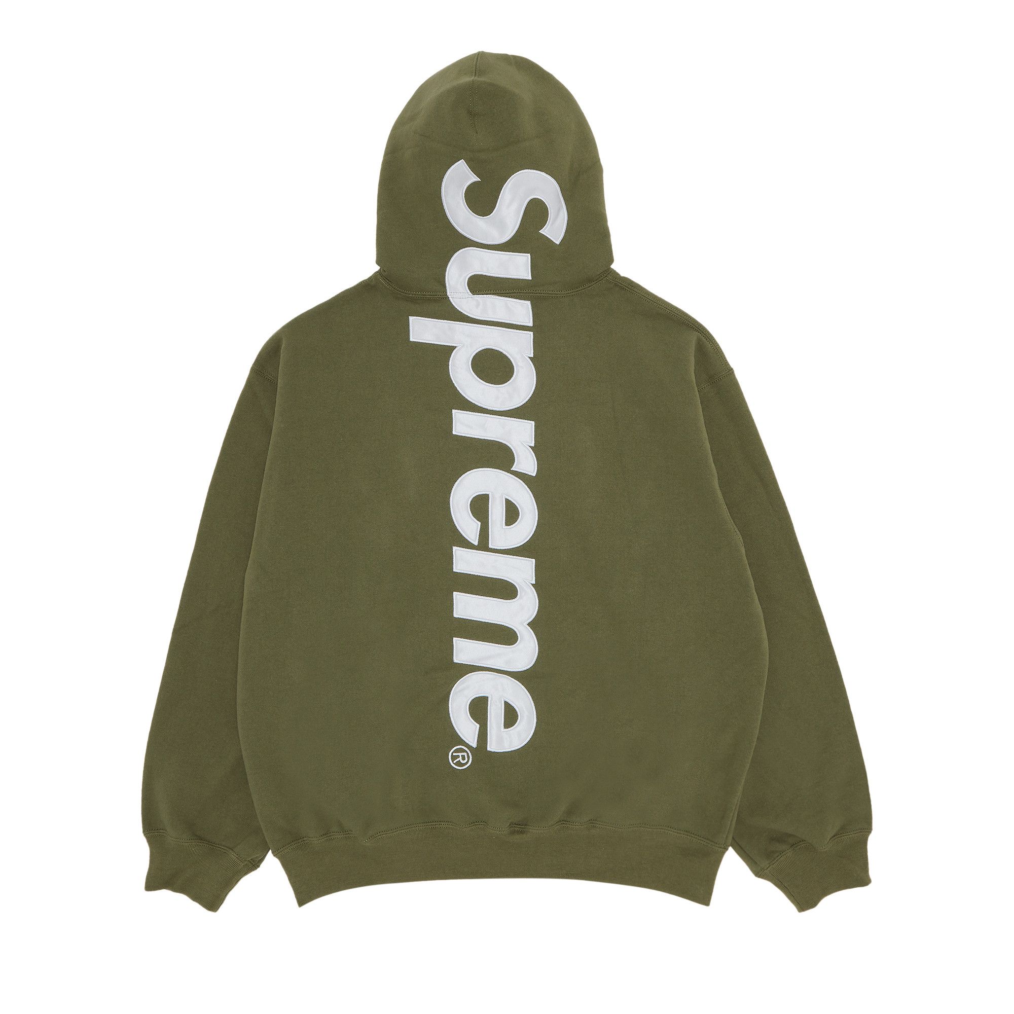 【SUPREME】SATIN APPLIQUE S/S TOP LIGHT OLIVE 25SS Supreme Satin Appliqué S S Top (SS25) - $88
