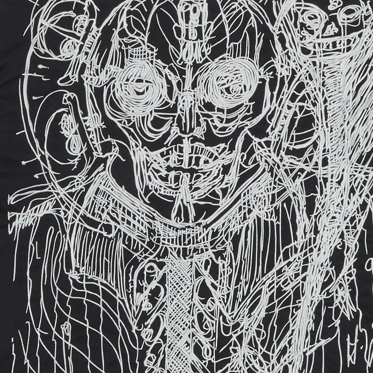Supreme HR Giger Embroidered Work Jacket Black