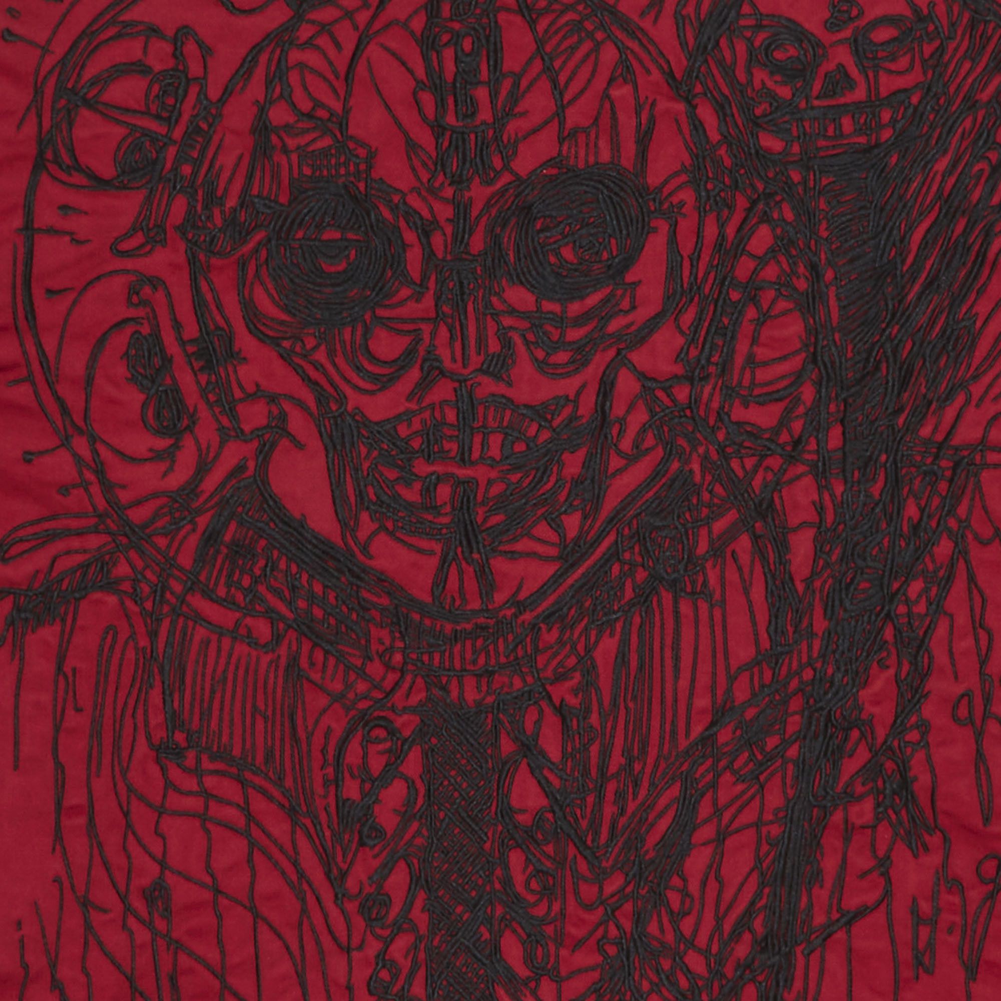 Buy Supreme H.R. Giger Embroidered Work Jacket 'Red' - FW23J119