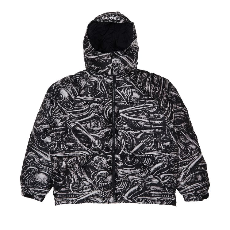 Buy Supreme H.R. Giger Jacquard Down Puffer Jacket 