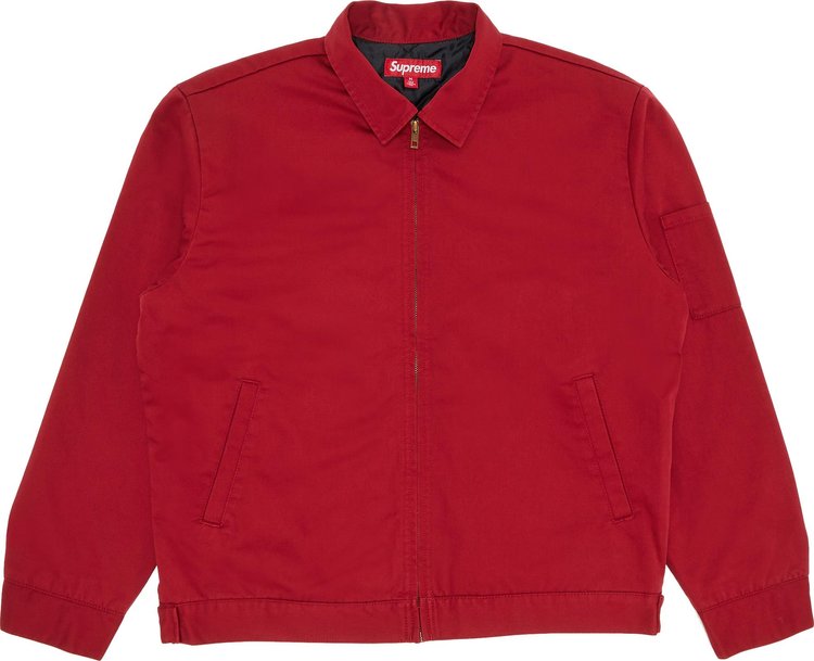 Buy Supreme H.R. Giger Embroidered Work Jacket 'Red' - FW23J119 RED | GOAT