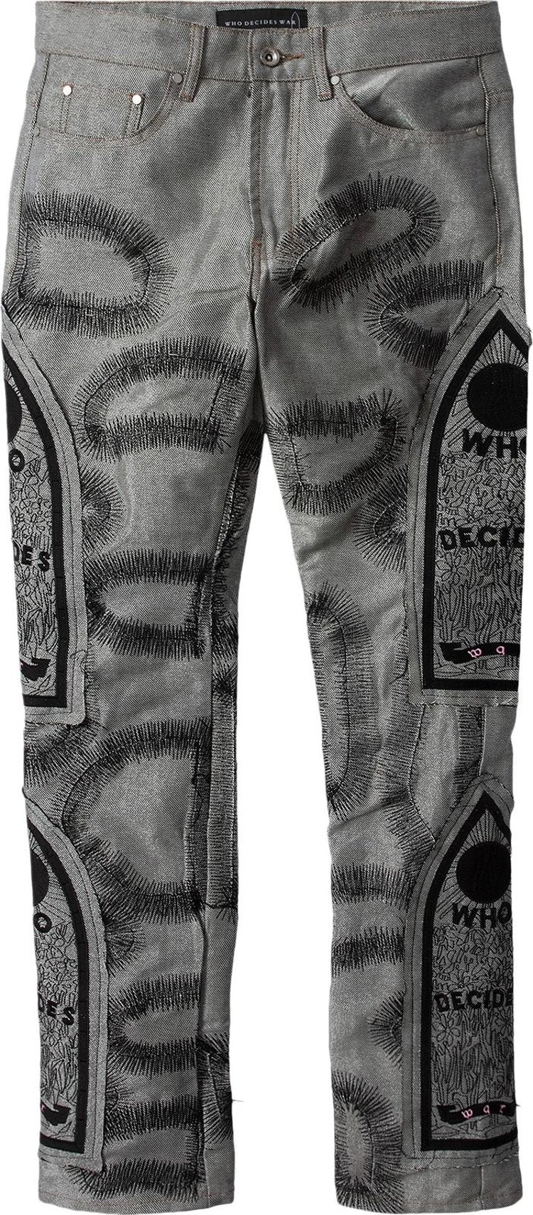 Who Decides War Chrome Fusion Jeans Silver