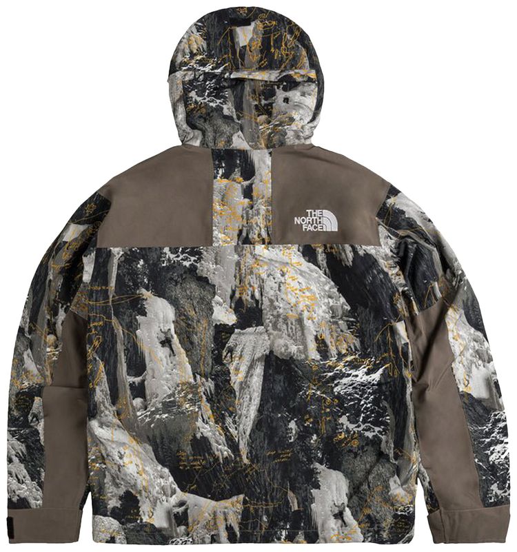 The North Face GTX Mountain Jacket Falcon Brown Conrads Notes Print