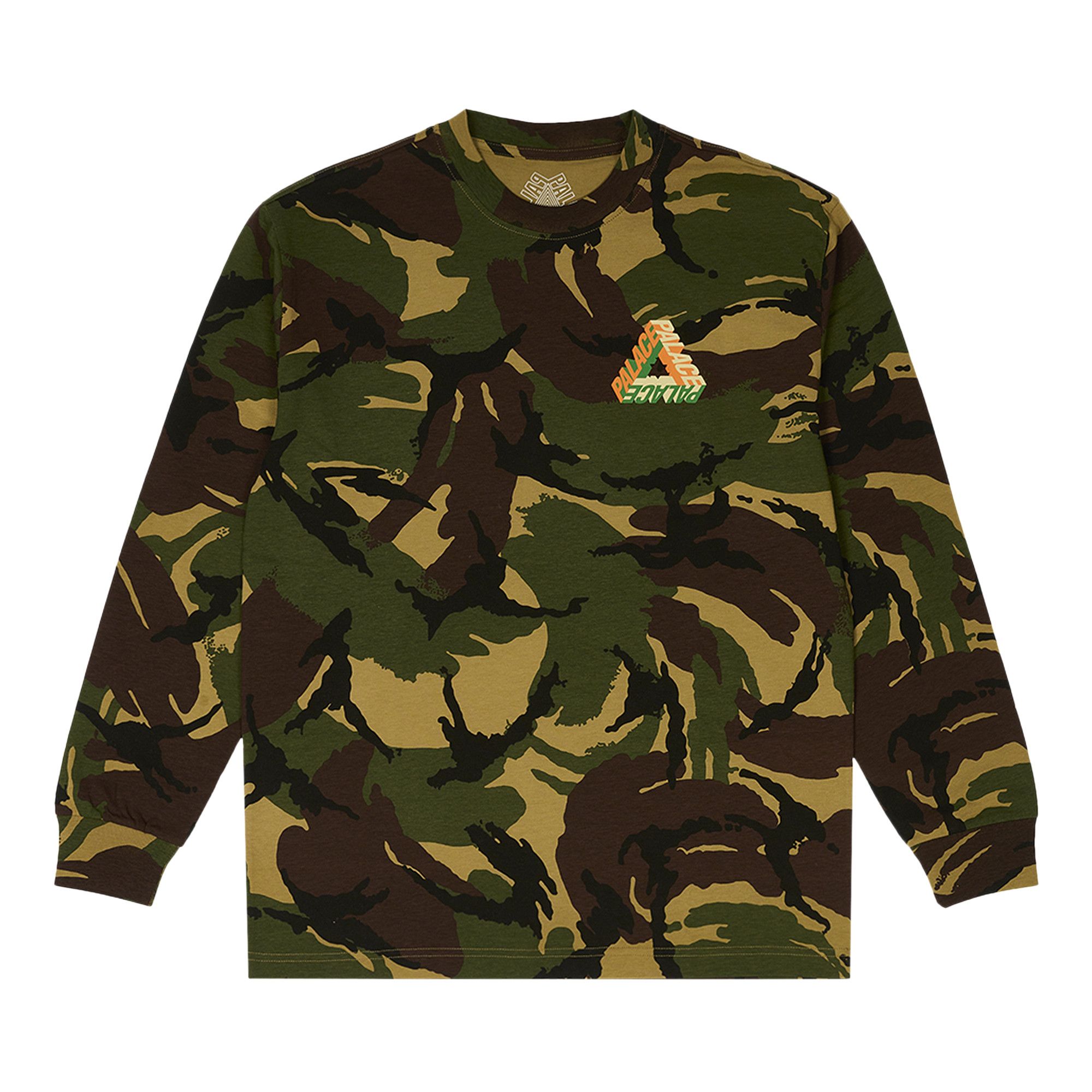 Buy Palace P-3D Longsleeve 'Woodland Camo' - P25LS024 | GOAT UK