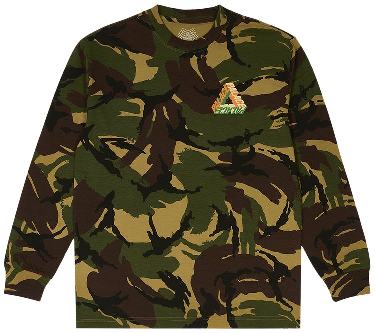Palace P 3D Longsleeve Woodland Camo