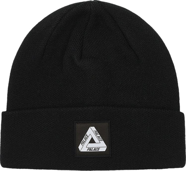 Palace Tri Ferg Patch Beanie Black