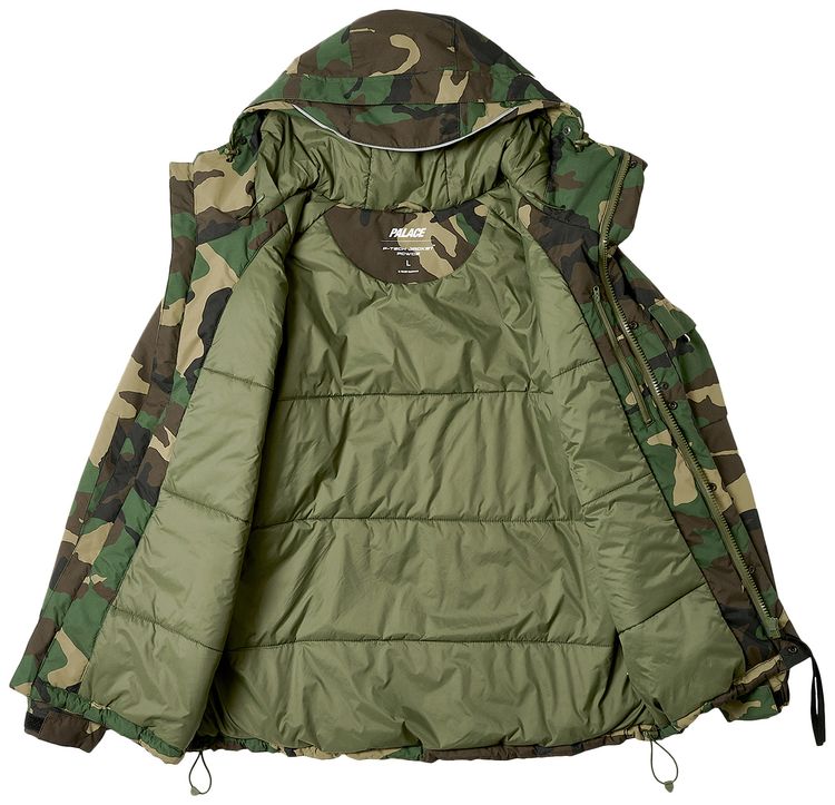 Palace P Tech Hooded Jacket Camo