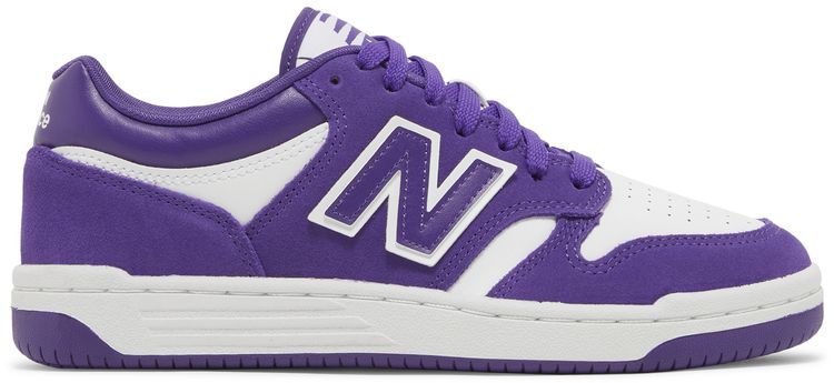 New Balance 480 Big Kid Prism Purple White
