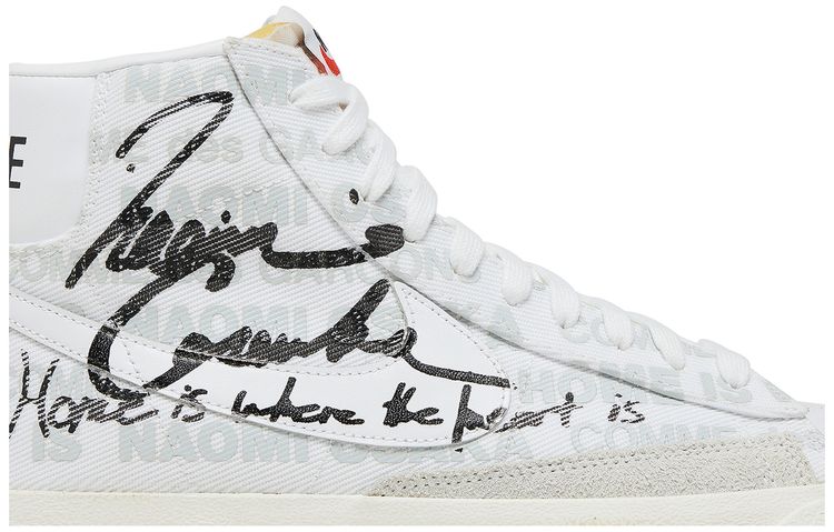 Naomi Osaka x Comme des Garcons x Nike Blazer Mid 77 Home Is Where The Heart Is