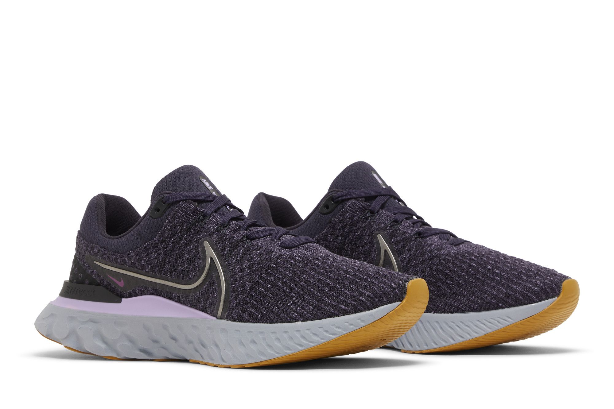 Size 10.5 React Infinity Run Flyknit 3 'Cave Purple Cool Grey'