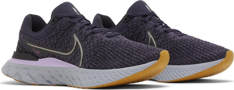 React Infinity Run Flyknit 3 Cave Purple Cool Grey