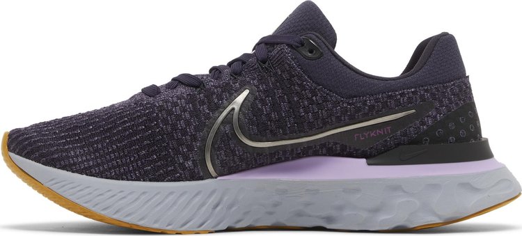 React Infinity Run Flyknit 3 Cave Purple Cool Grey