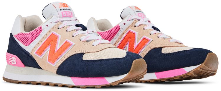 Wmns 574v2 Natural Indigo Vintage Rose