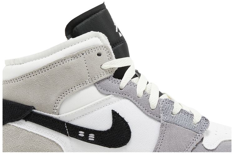 Air Jordan 1 Mid SE Craft GS Inside Out   Cement Grey