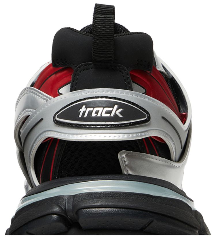 Balenciaga Track Sneaker Black Red Silver