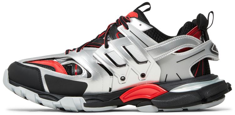 Balenciaga Track Sneaker Black Red Silver