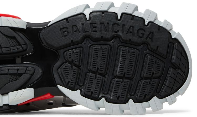 Balenciaga Track Sneaker Black Red Silver