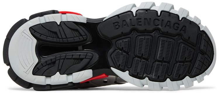 Balenciaga Track Sneaker Black Red Silver