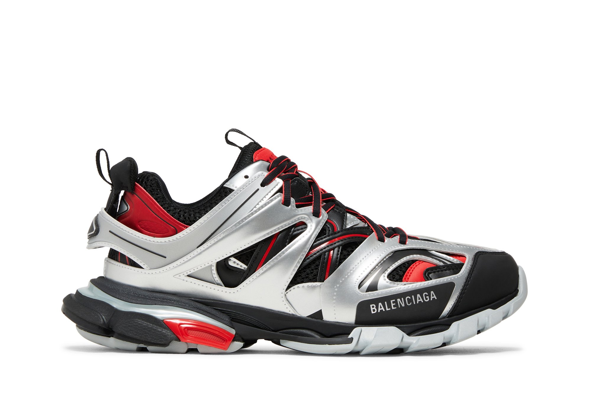 Balenciaga Track Sneaker 'Black Red Silver'