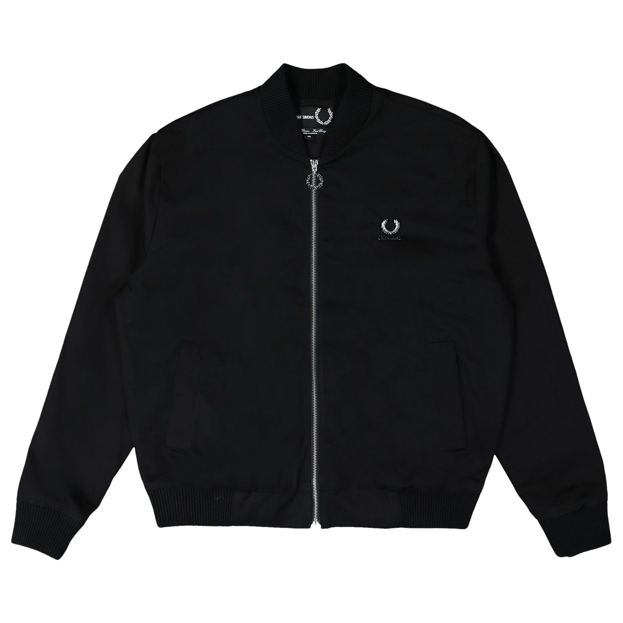 Buy Fred Perry x Raf Simons Printed Bomber Jacket Black SJ6521