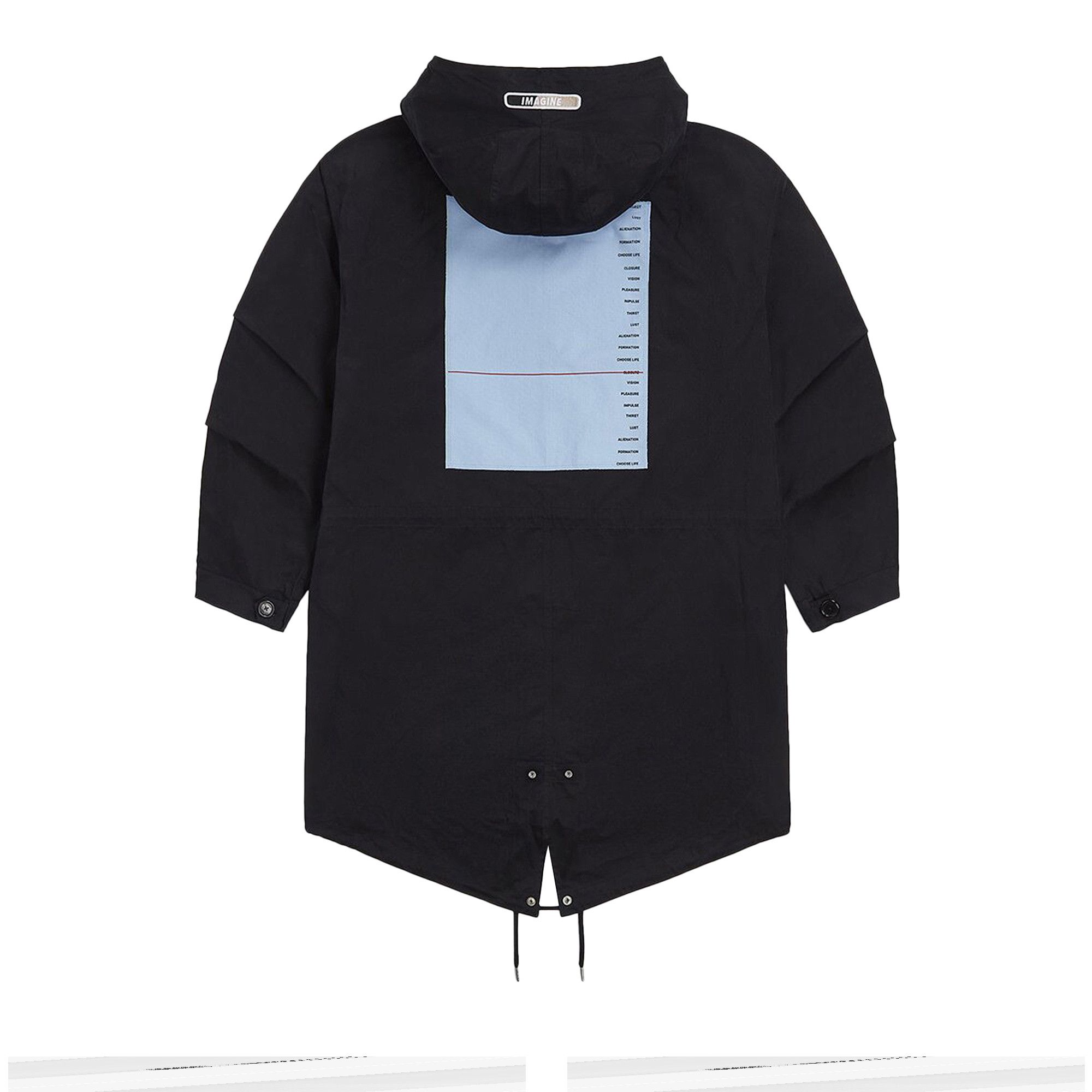 Buy Fred Perry x Raf Simons Printed Patch Parka 'Black' - SJ6524