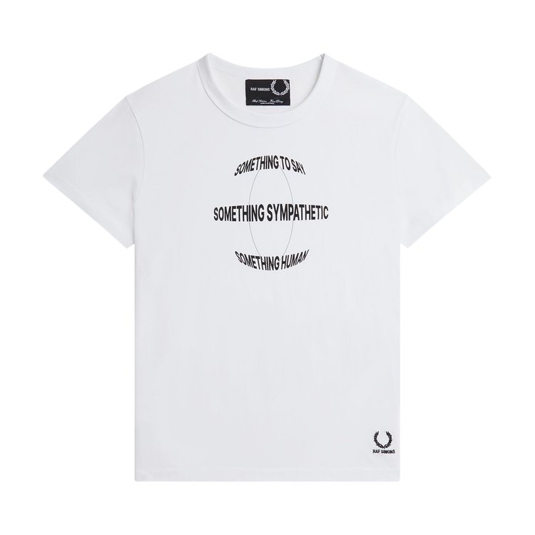 Fred Perry x Raf Simons Printed Slim T-Shirt 'White'