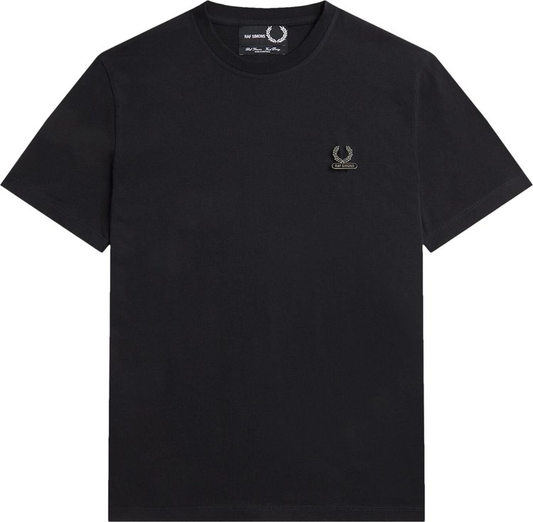 Fred Perry x Raf Simons Enamel Pin T-Shirt 'Black'