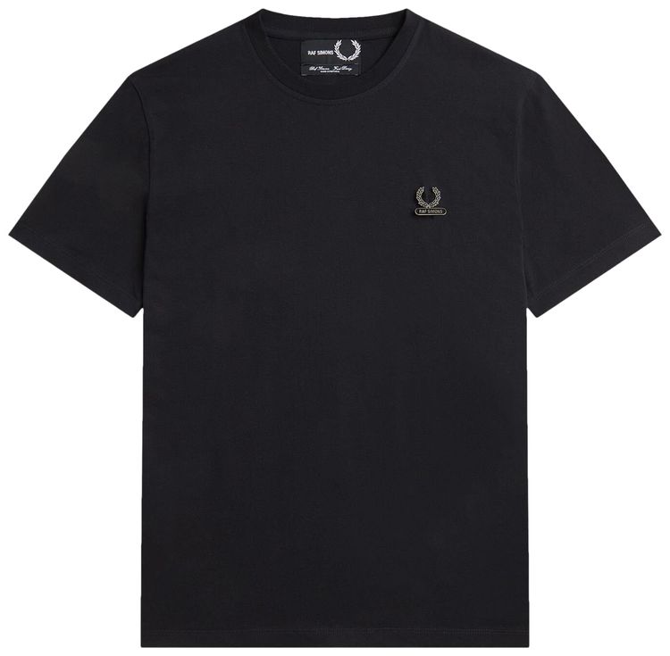 Fred Perry x Raf Simons Enamel Pin T-Shirt 'Black'