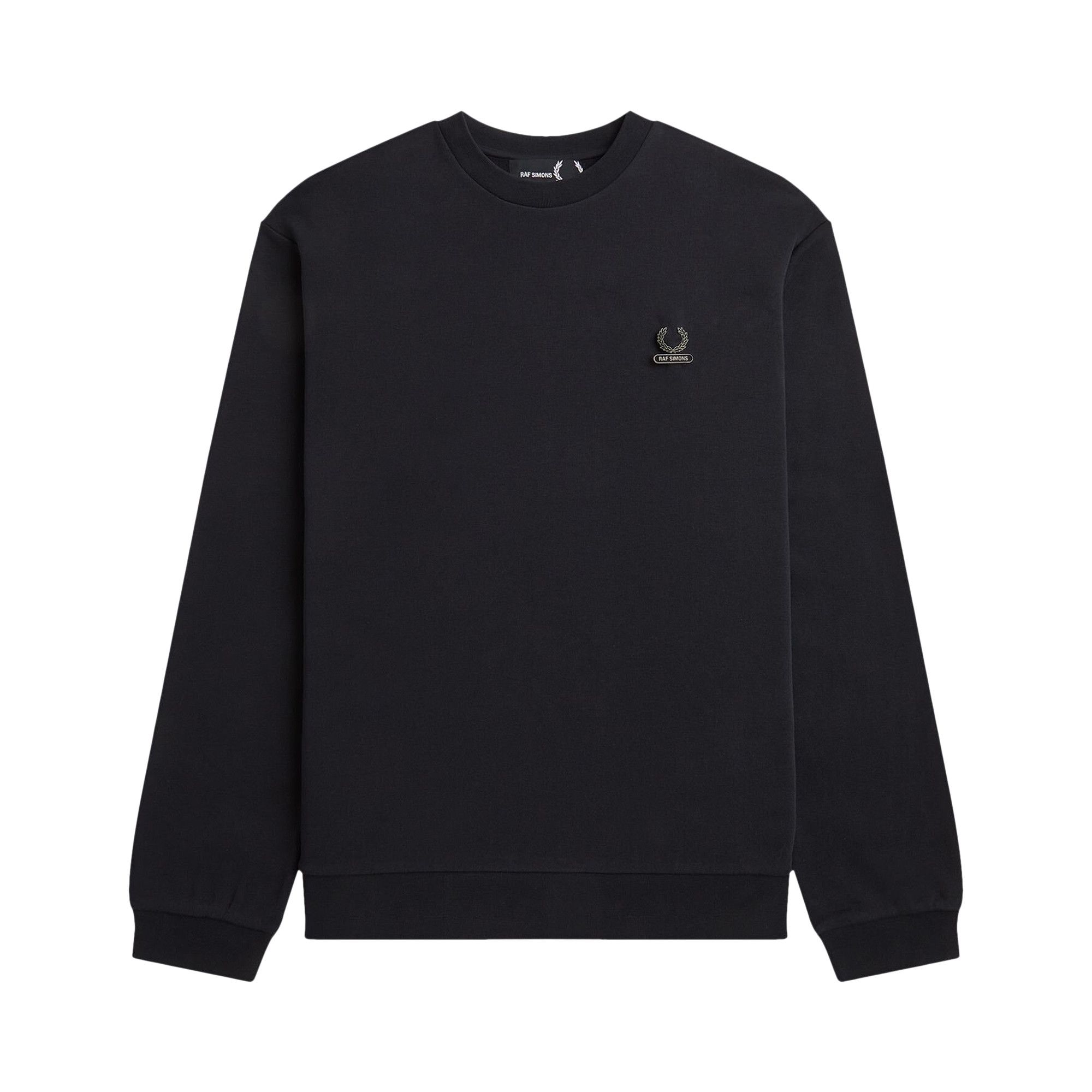 Fred perry 2025 embroidered sweatshirt black