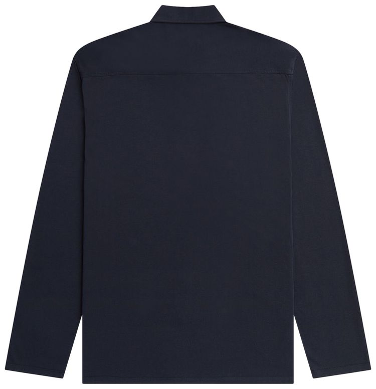 Fred Perry x Raf Simons Printed Jersey Shirt Navy