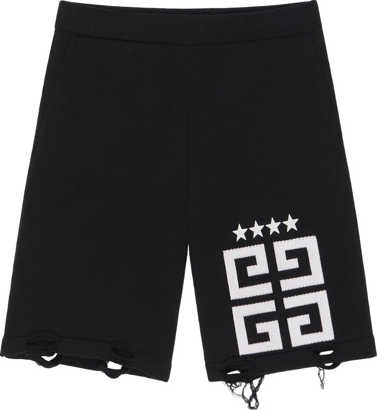Givenchy Star Embroidered 4G Logo Short 'Black/White'