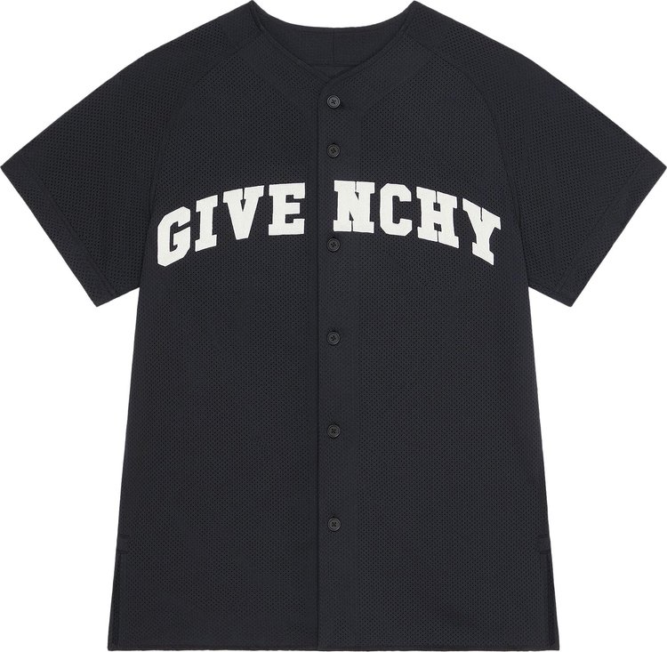Givenchy Baseball Short-Sleeve Shirt 'Black'