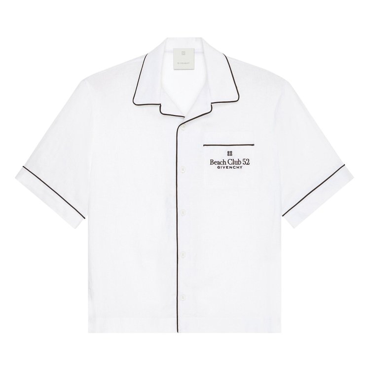 Givenchy Hawaiian Shirt 'Optic White'