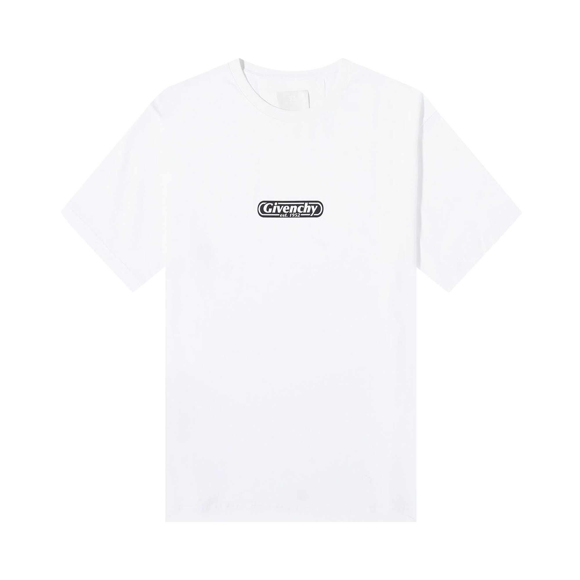Buy Givenchy Est.1952 Logo T Shirt White BM71JA3YGK 100 GOAT CA