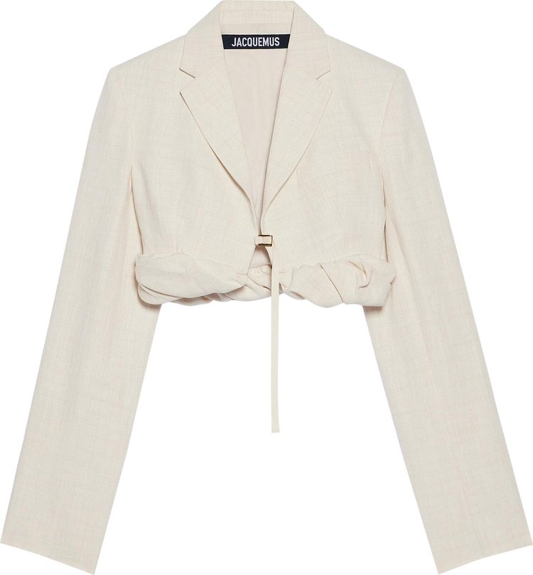 Jacquemus La Veste Croissant Le Chouchou Off White